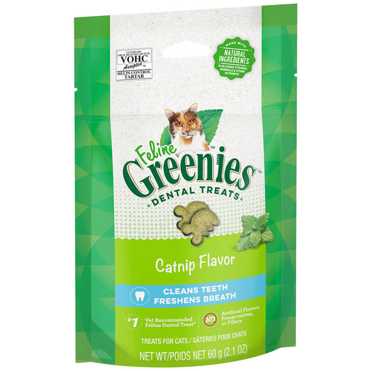 Greenies Catnip Feline Dental Cat Treats 60g (100000021860) [default_color]