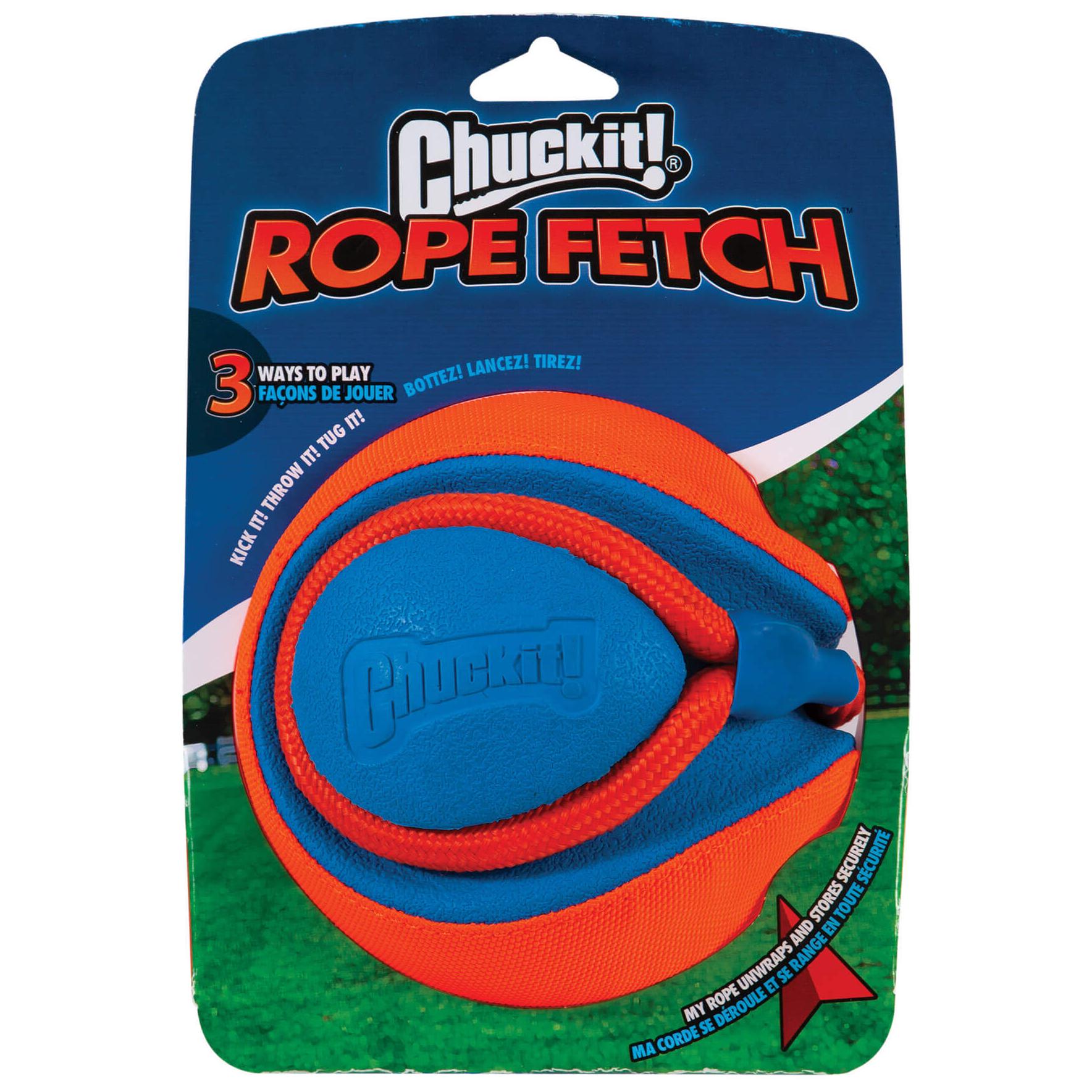 Chuckit Rope Fetch Dog Toy (100000022718) [Orange]