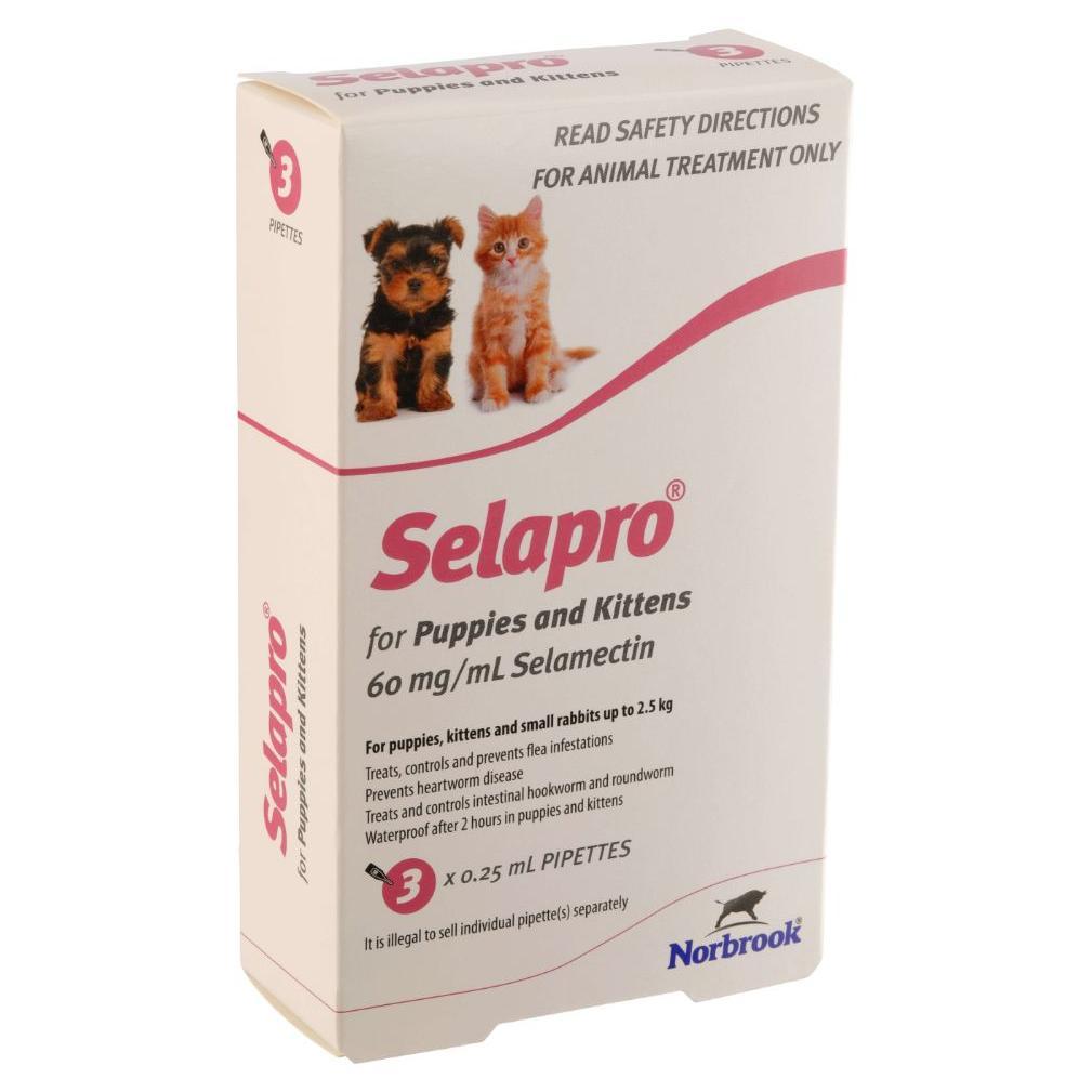 Selapro Spot On Treatment <2.5kg Kitten & Puppy (100000022749) [default_color]