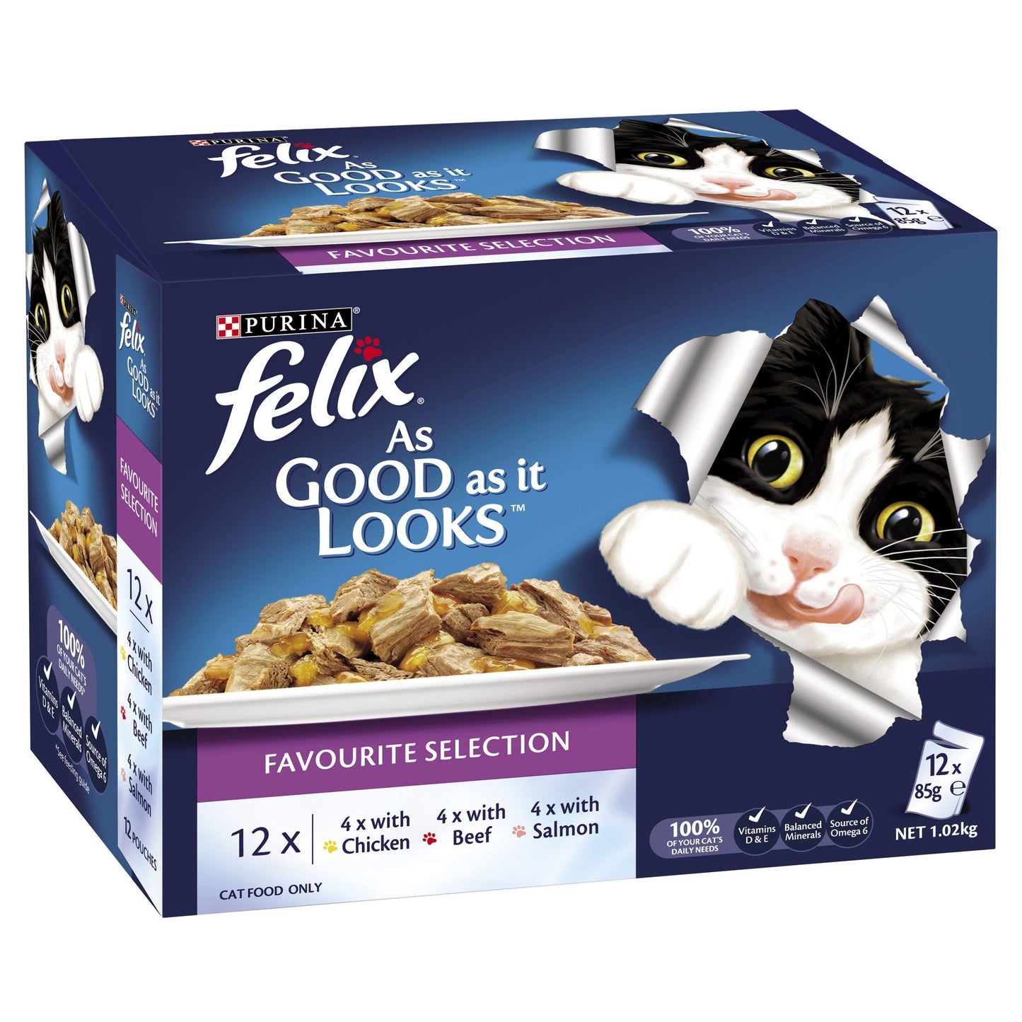 Felix As Good As It Looks Favourites Selection Wet Cat Food 12x85g (100000023549) [default_color]