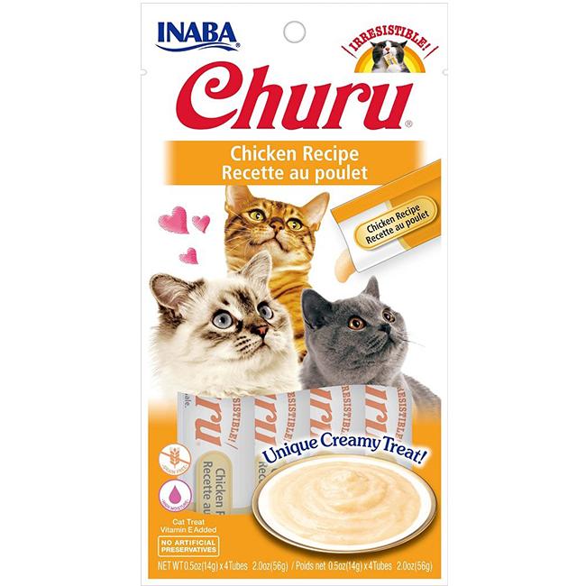 Churu Puree Chicken Cat Treats 4pk (100000024125) [default_color]