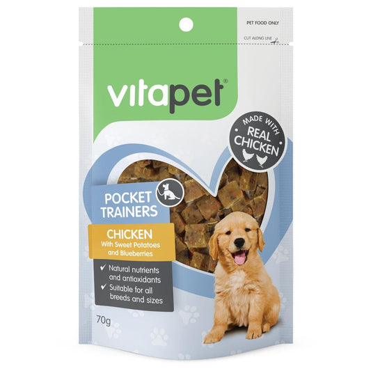 VitaPet Pocket Trainer Chicken Dog Treats 70g (100000024183) [default_color]