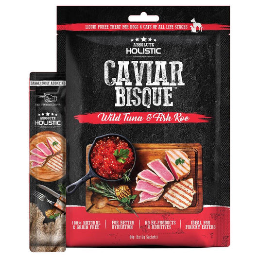 Absolute Holistic Tuna & Caviar Bisque Cat & Dog Treats 60g (100000024189) [default_color]