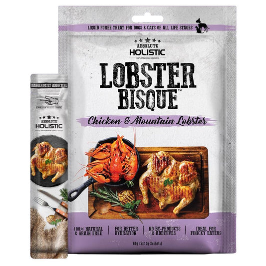Absolute Holistic Chicken & Lobster Bisque Cat & Dog Treats 60g (100000024190) [default_color]