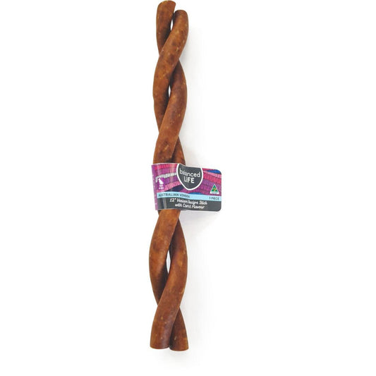 Balanced Life Twisted Skinny Stick Venison & Carrot (DigestaHide) Dog Treat (100000024303) [default_color]