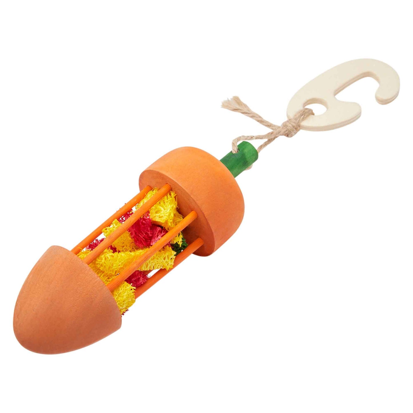 Lexi & Me Small Animal Wooden Chew Toy Carousel Carrot (100000024601) [default_color]