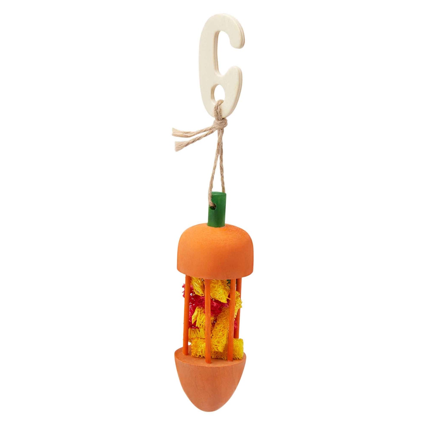 Lexi & Me Small Animal Wooden Chew Toy Carousel Carrot (100000024601) [default_color]