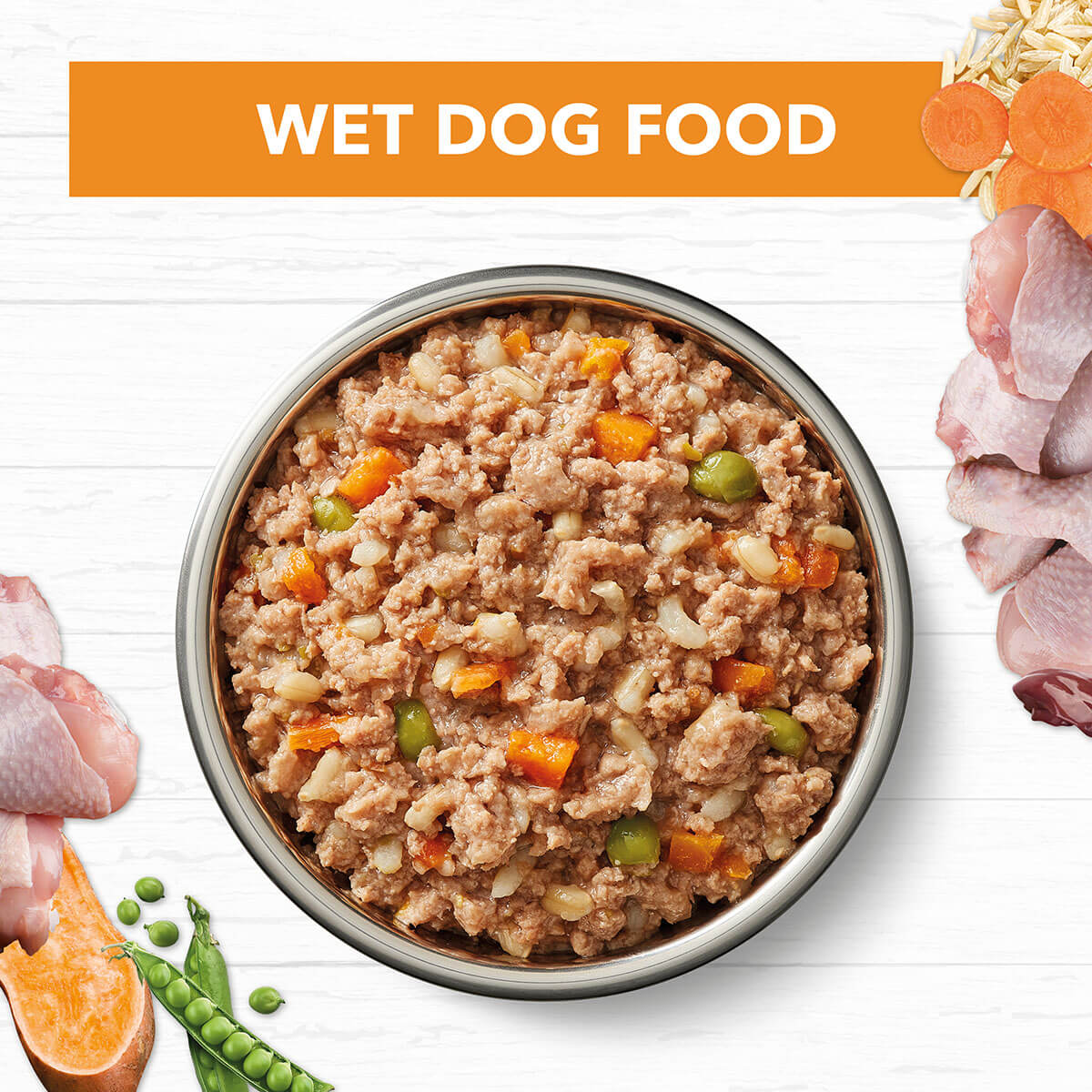 Ivory Coat Holistic Nutrition Adult Wet Dog Food Chicken & Brown Rice Loaf 400g