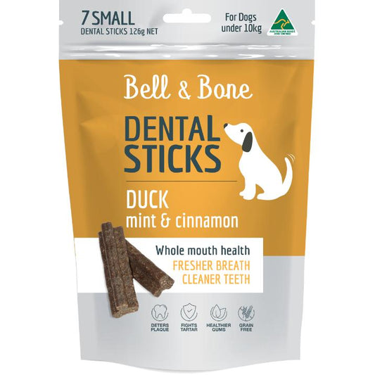 Bell & Bone Duck, Mint & Cinnamon Dental Sticks Dog Treats (100000038061) [default_color]