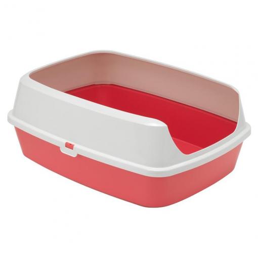 Moderna Maryloo Recycled Plastic Cat Litter Tray 50cm (100000038978) [Coral]