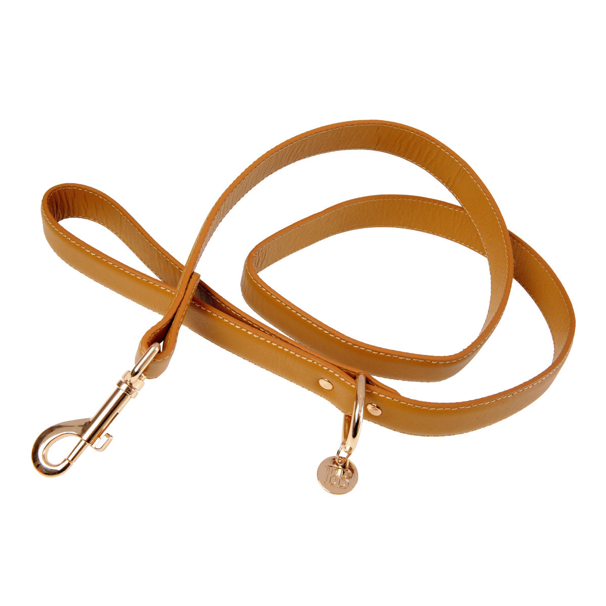 Buddy & Belle Leather Lead One Size Caramel