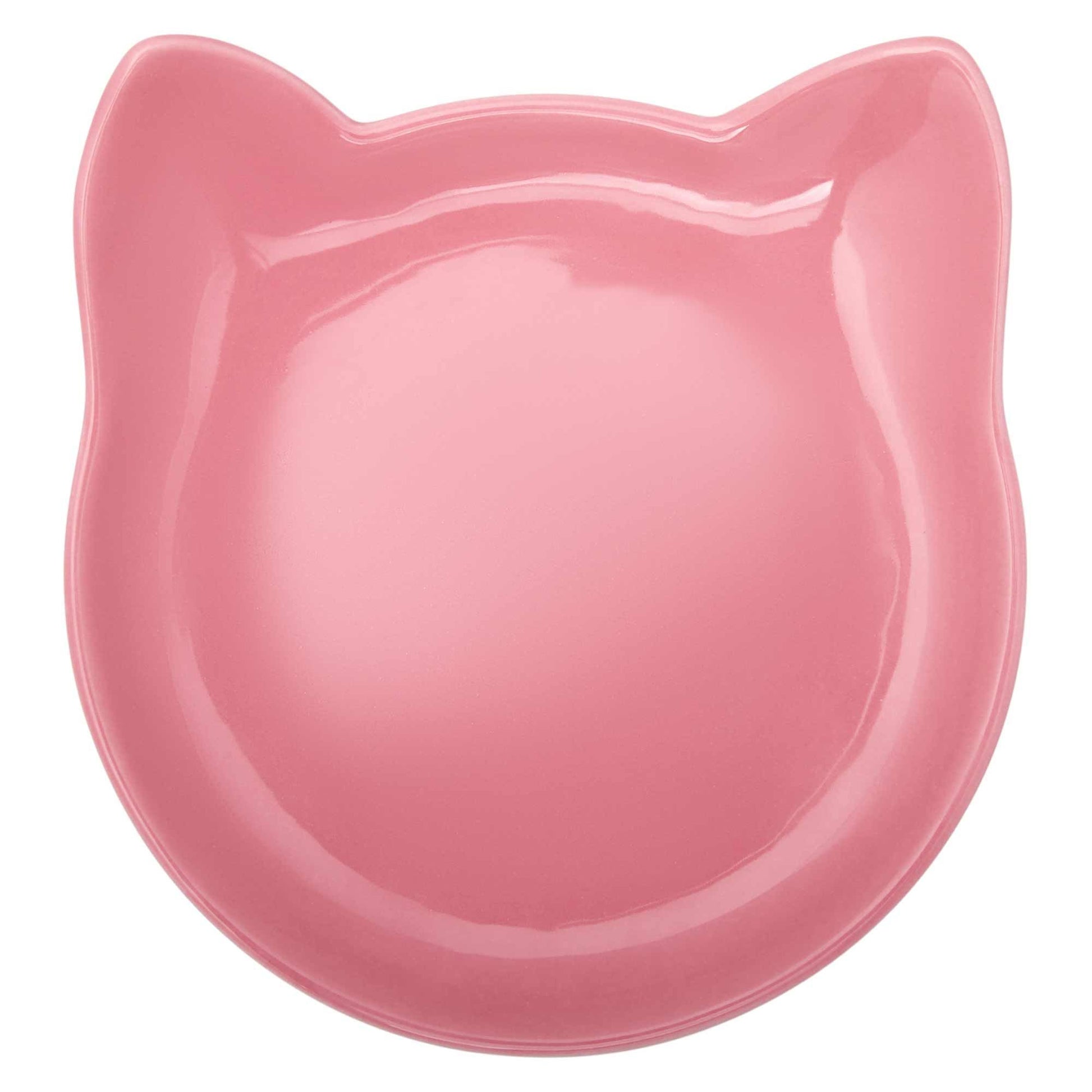 Buddy & Belle Dolomite Cat Plate (100000040816) [Pink]