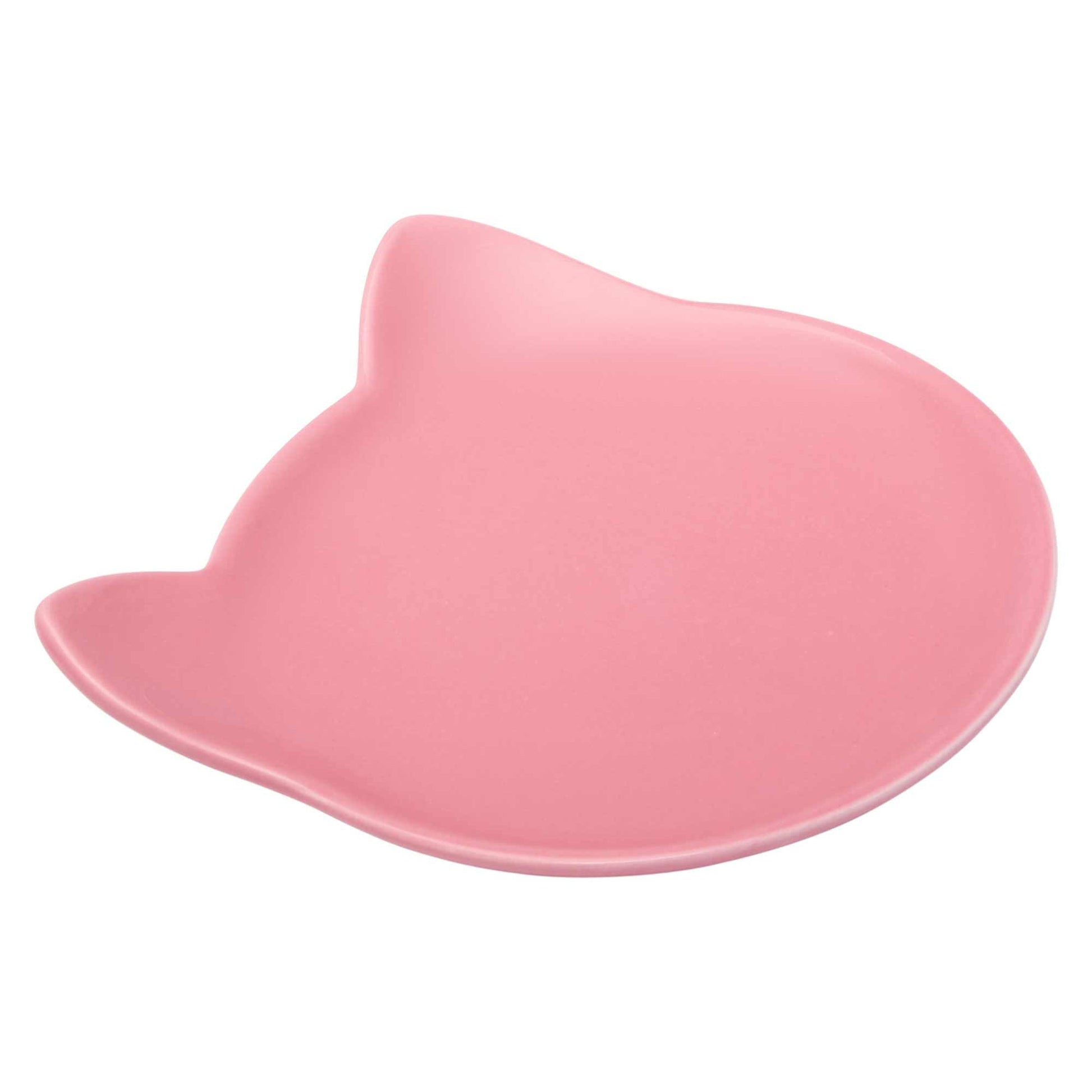 Buddy & Belle Dolomite Cat Plate (100000040816) [Pink]