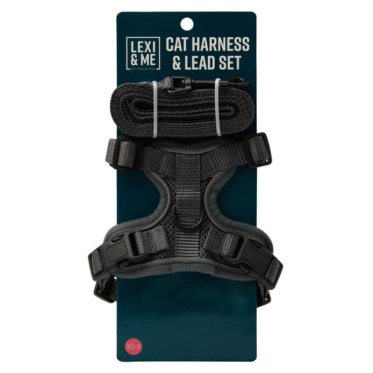Lexi & Me Cat Harness & Lead Set (100000041857) [Charcoal]