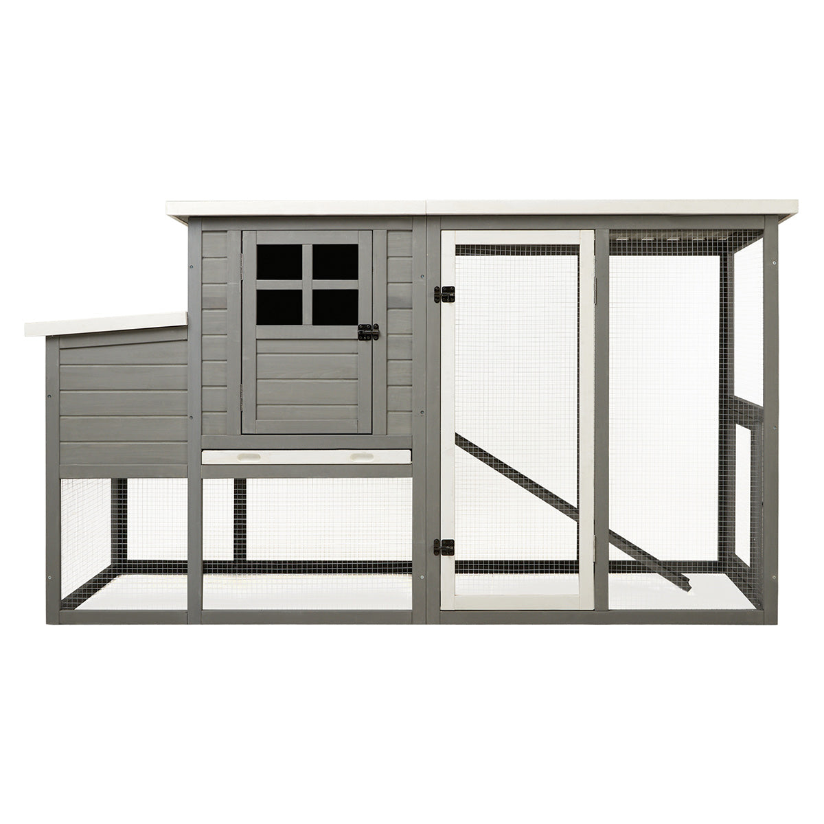 Lexi & Me Flat Roof Outdoor Chicken Coop