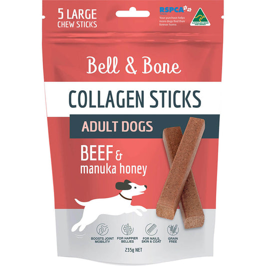 Bell & Bone Beef Collagen Sticks Adult Dog Treats 235g (100000045431) [default_color]
