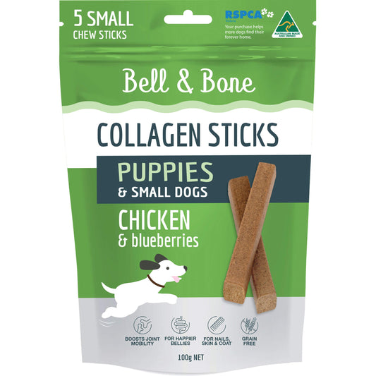 Bell & Bone Chicken Collagen Sticks Puppy & Small Dog Treats 100g (100000045432) [default_color]