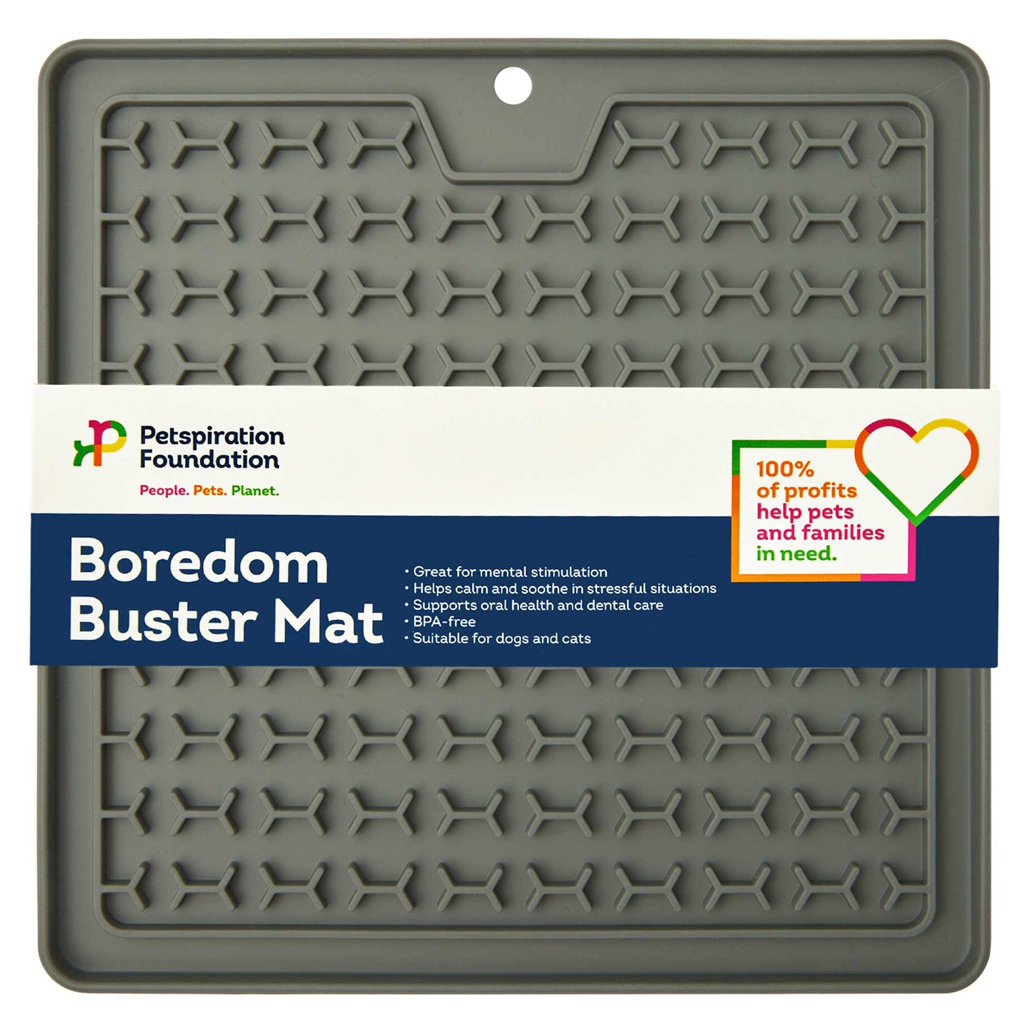Petstock Foundation Boredom Buster Lick Mat Square