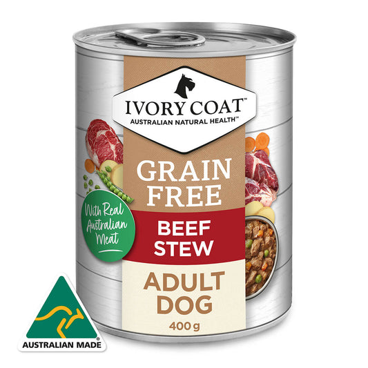 Ivory Coat Grain Free Adult Beef Stew Wet Dog Food 400g (100000060217) [default_color]