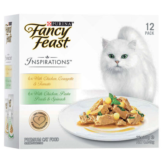 Fancy Feast Inspirations Chicken Wet Cat Food 12x70g (100000061095) [default_color]