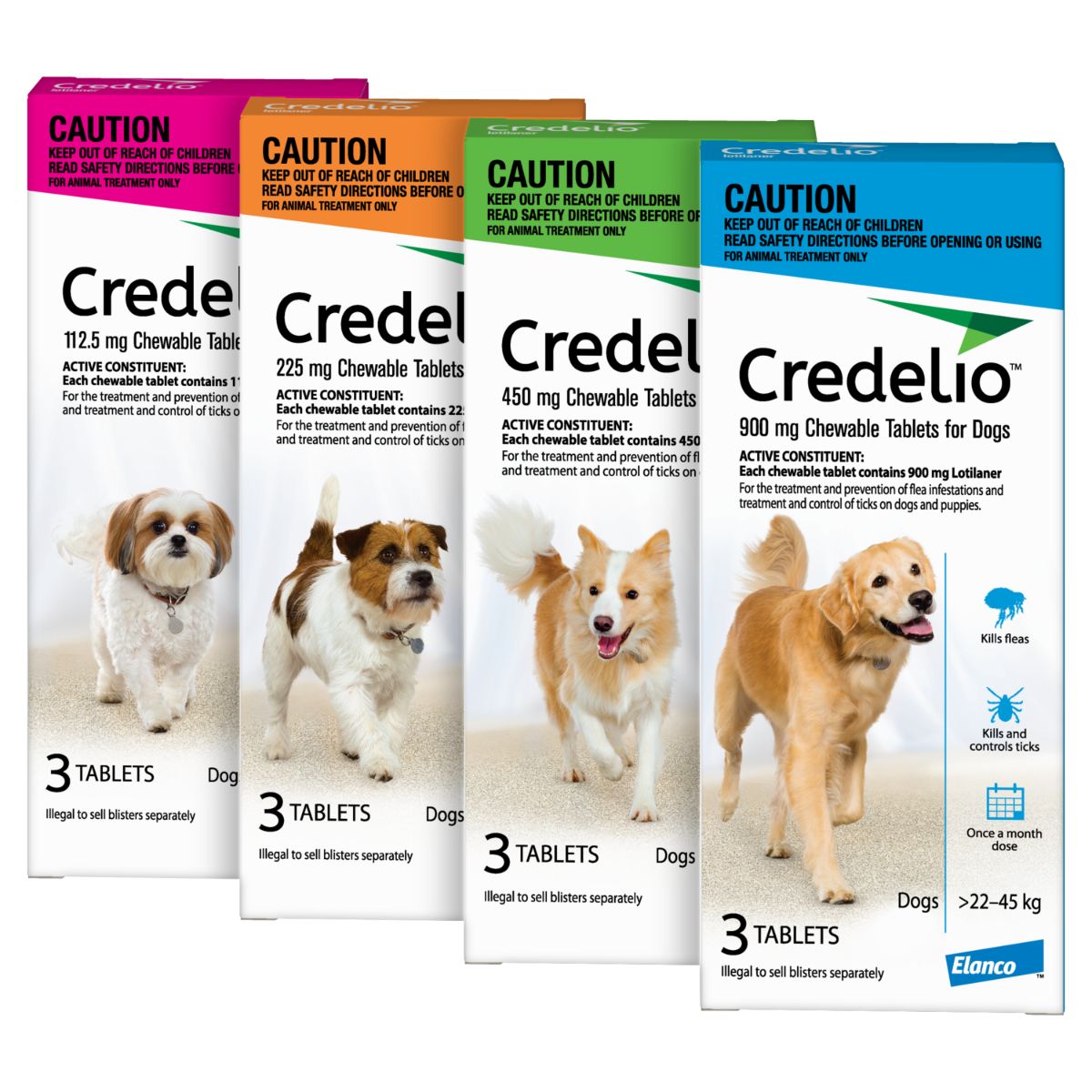 Credelio Tasty Chew Flea & Tick Treatment Small Dog (100000073807) [default_color]