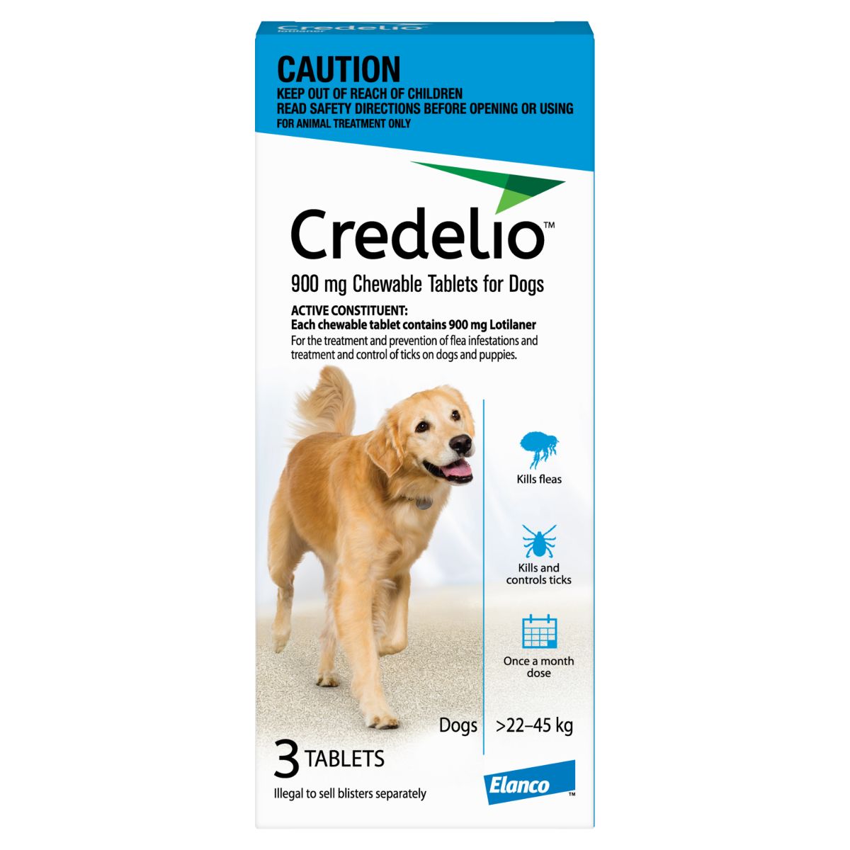 Credelio Tasty Chew Flea & Tick Treatment X Large Dog (100000073810) [default_color]