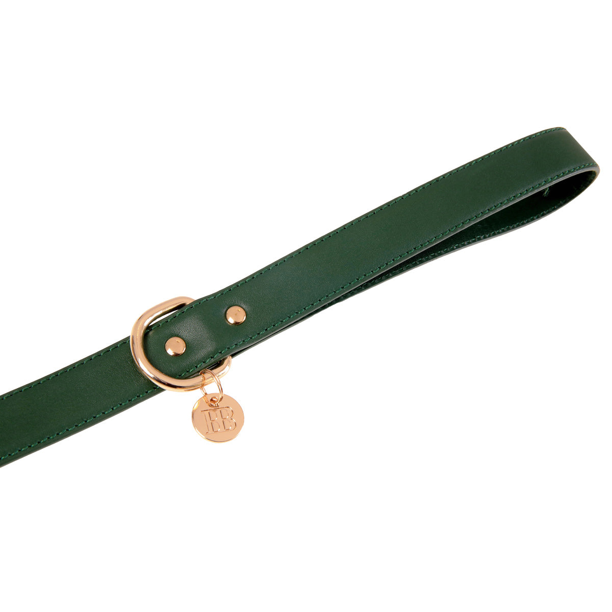 Buddy & Belle Leather Lead One Size Bottle Green