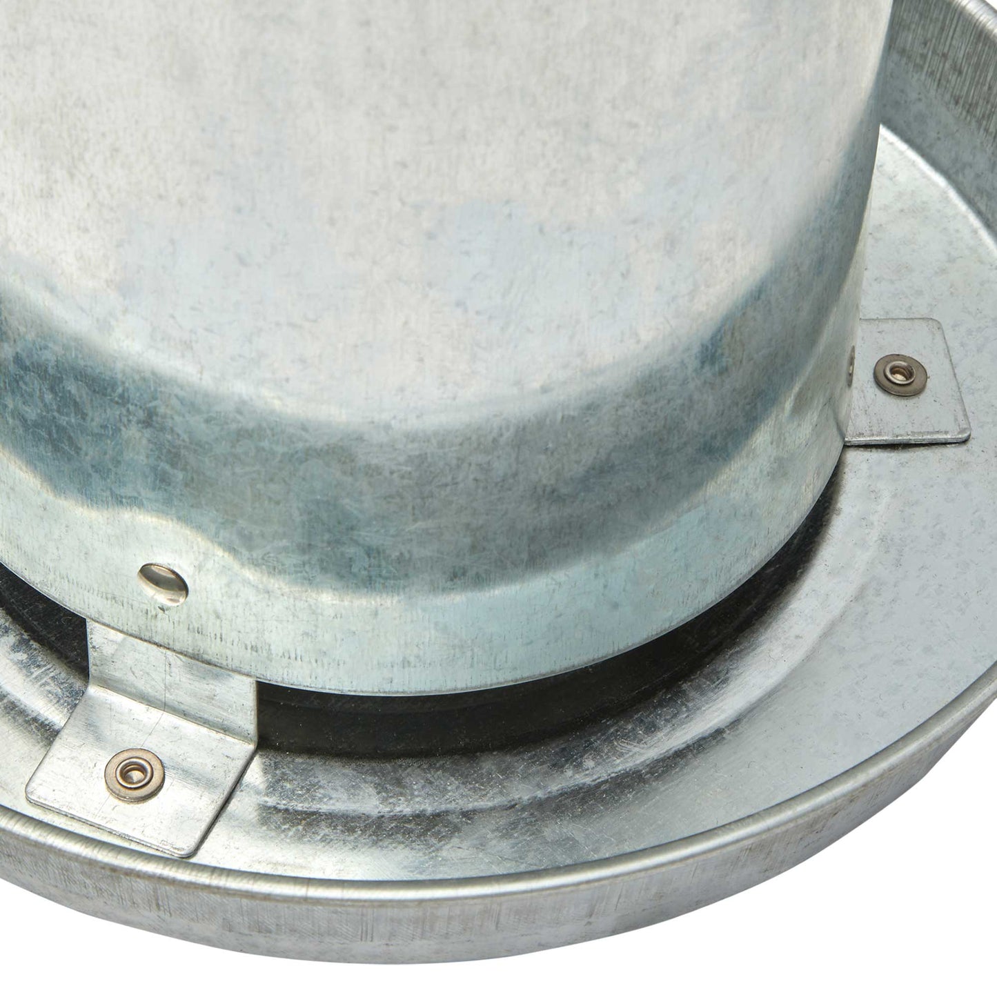 Lexi & Me Galvanised Steel Poultry Feeder with Handle 4kg