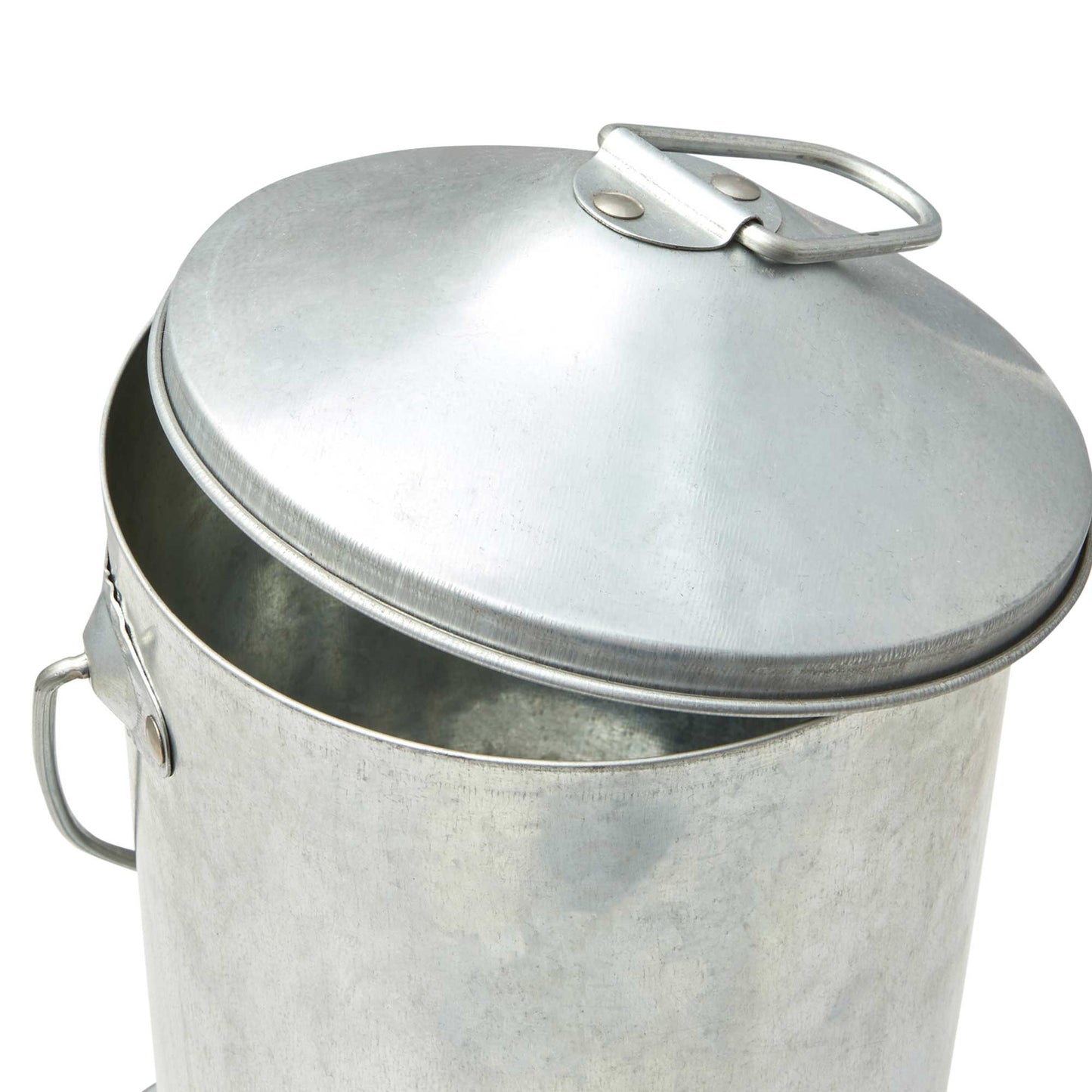 Lexi & Me Galvanised Steel Poultry Feeder with Handle 4kg