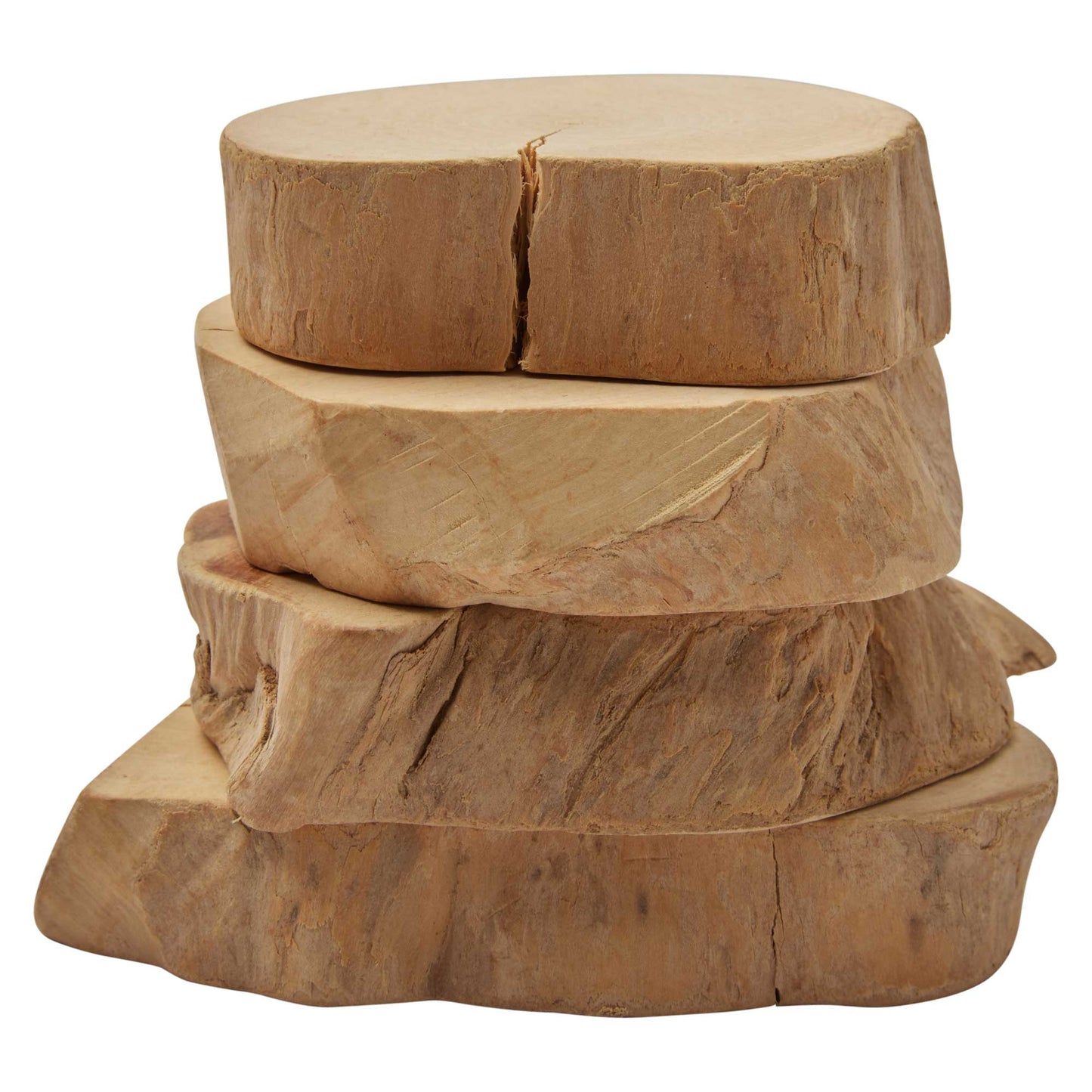 Nibble & Squeek Coffeewood Disc Chews Small Animal Toy 4pk