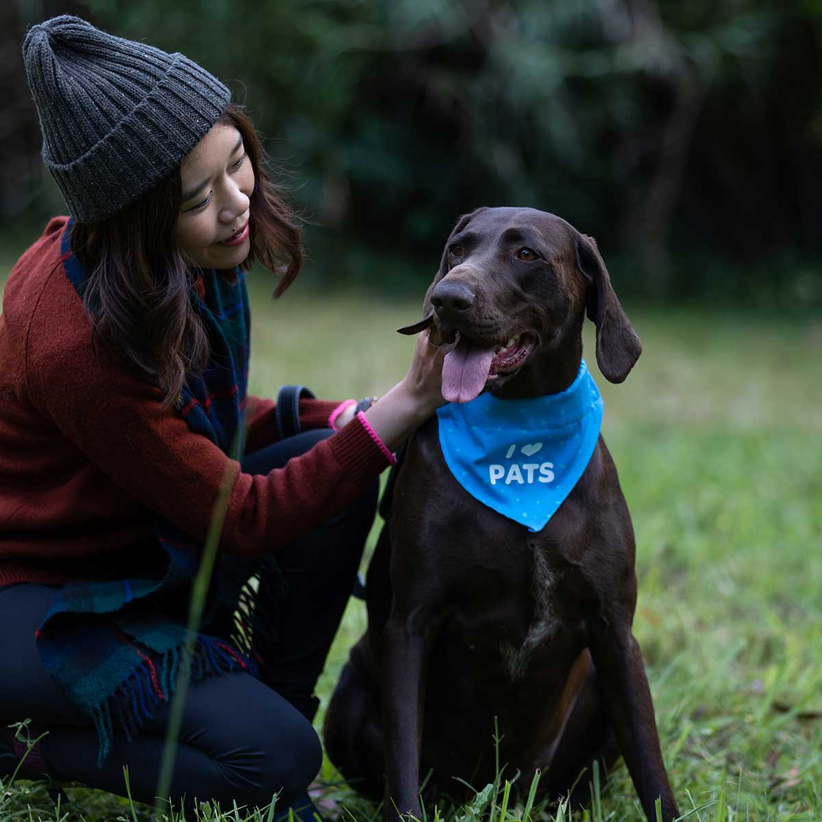 Petstock Foundation Awareness Bandana I Love Pats