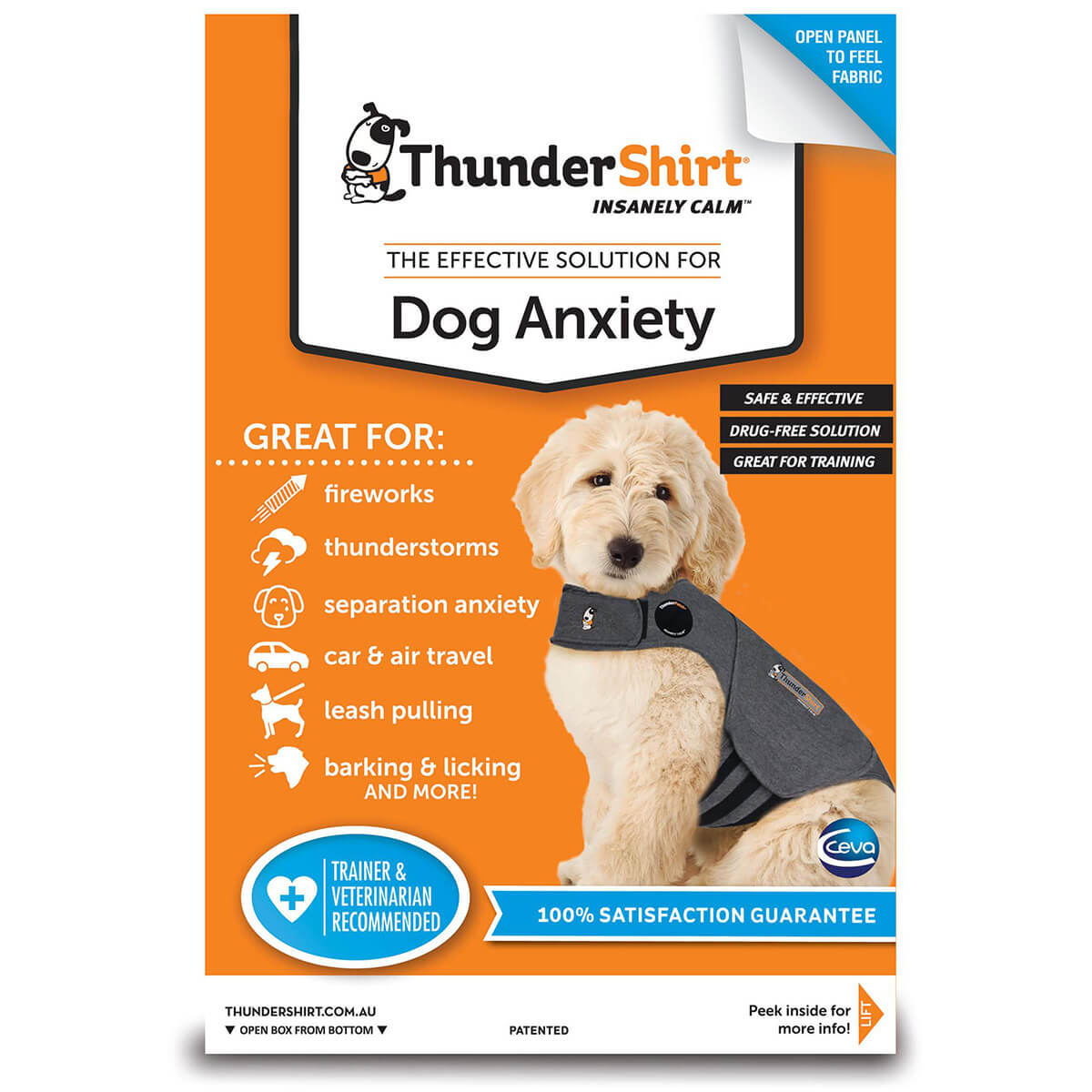 Thundershirt - Anti Anxiety Shirt for Dogs (121217000071) [Grey]