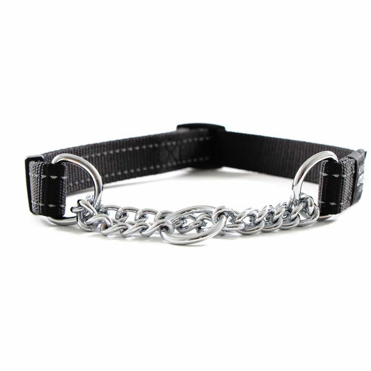Rogz - Obedience - Half Check Chain - Dog Collar (121913000021) [Black]