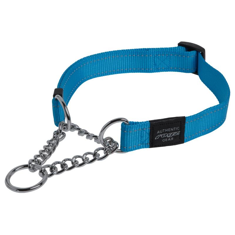 Rogz - Obedience - Half Check Chain - Dog Collar (121913000129) [Turquoise]
