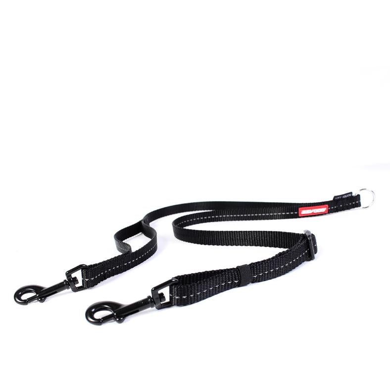 EzyDog Adjustable Soft Touch Lite Coupler Dog Leash 24in (121919000055) [Black]