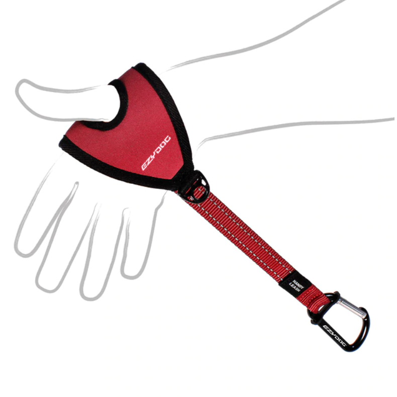 EzyDog Handy Leash with Zero Shock 48inch (121919000349) [Red]