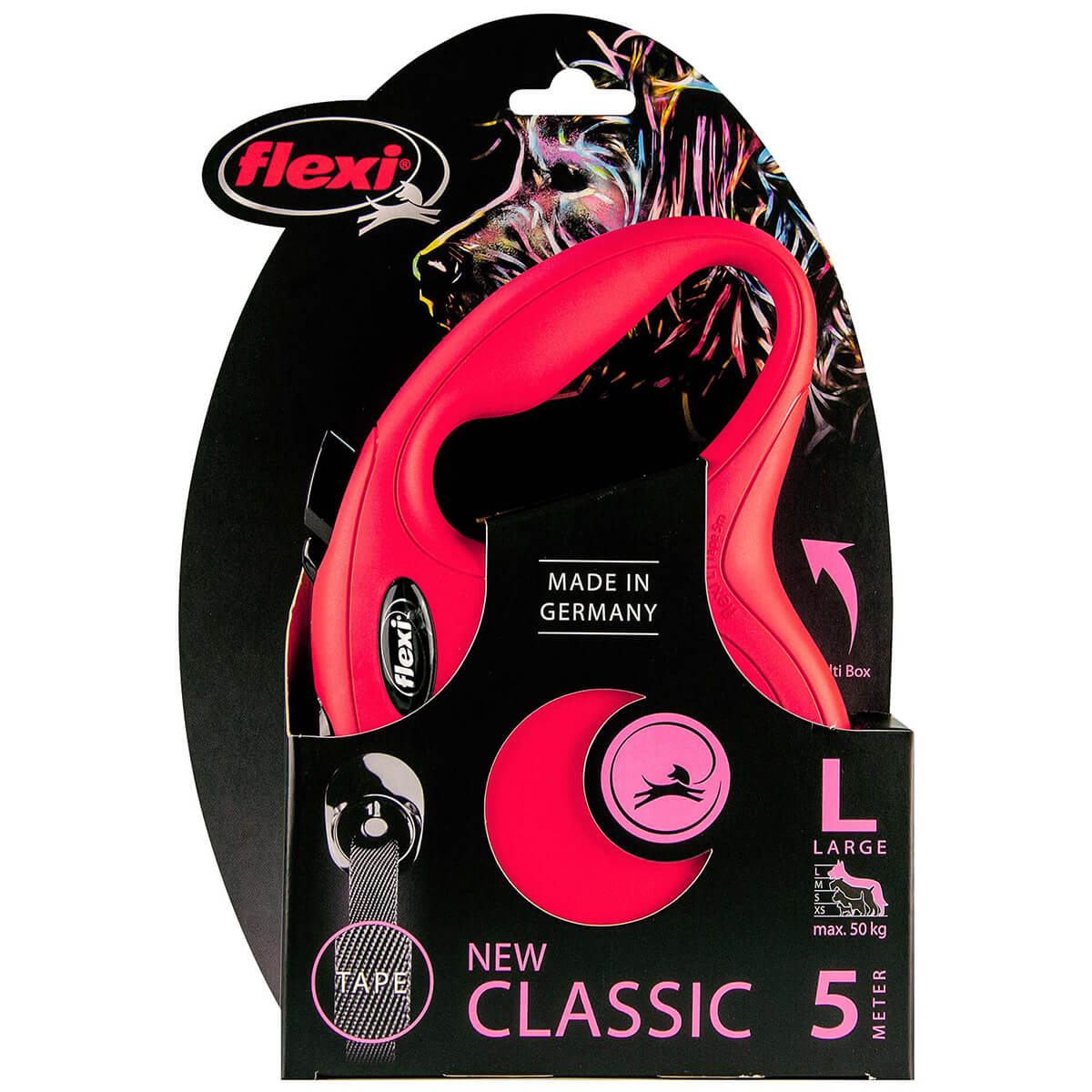Flexi New Classic Tape 5m (121923000351) [Red]