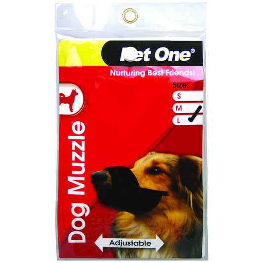 Pet One Muzzle Nylon Adjustable (121925000089) [default_color]