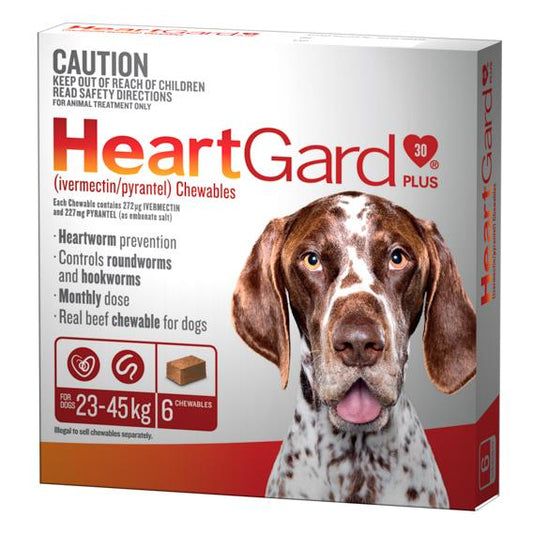 Heartgard Worming Treatment 23-45kg Dog 6pk (122614000058) [default_color]