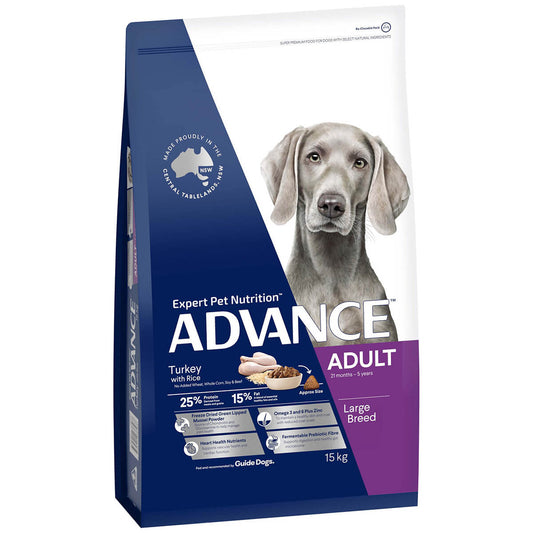 Advance Large Plus Adult Turkey Dry Dog Food 15kg (122711000124) [default_color]