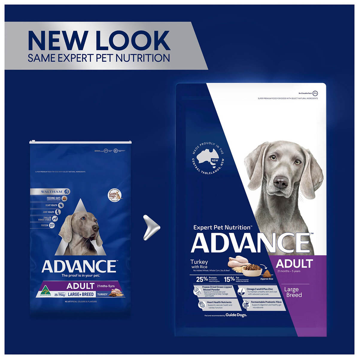 Advance Large Plus Adult Turkey Dry Dog Food 15kg (122711000124) [default_color]