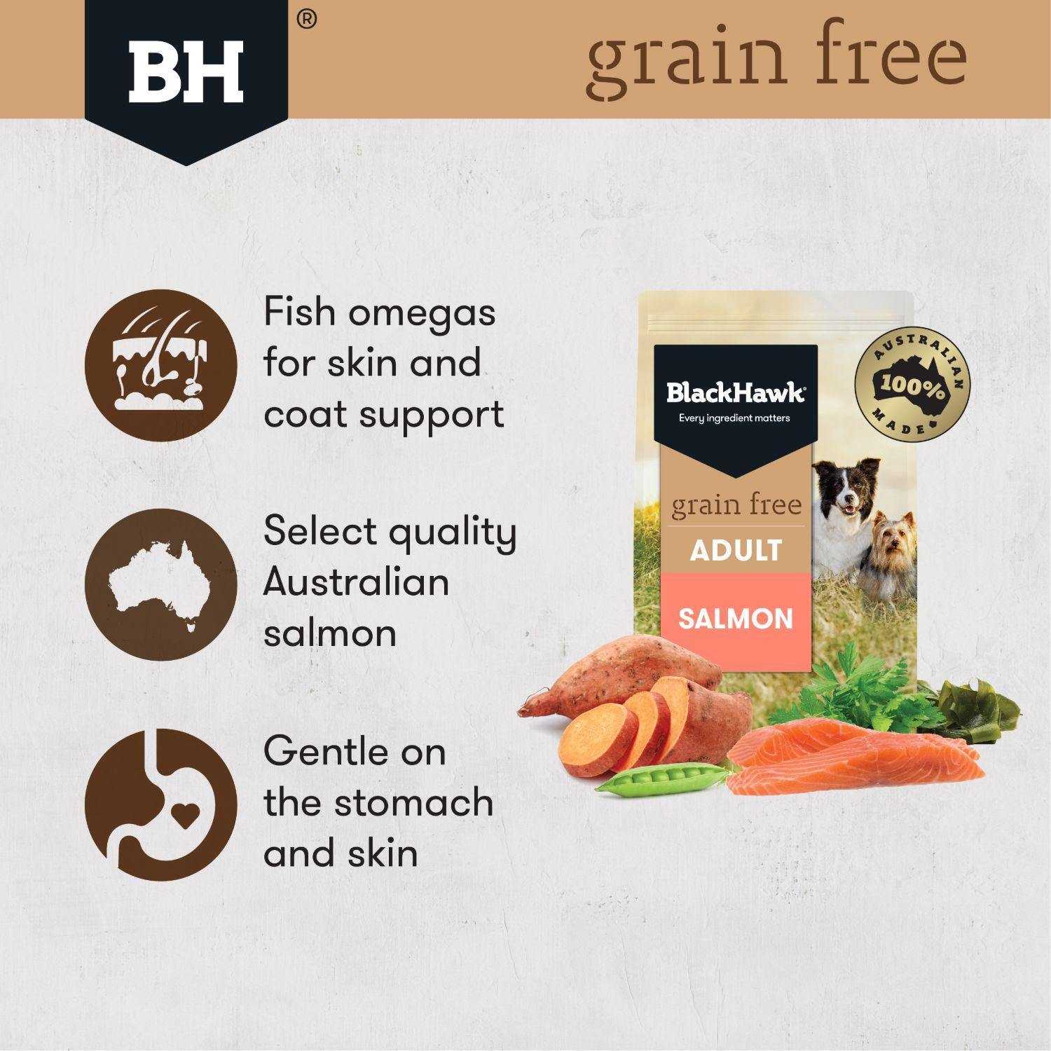 Black Hawk Grain Free Adult Salmon Dry Dog Food (122713000032) [default_color]