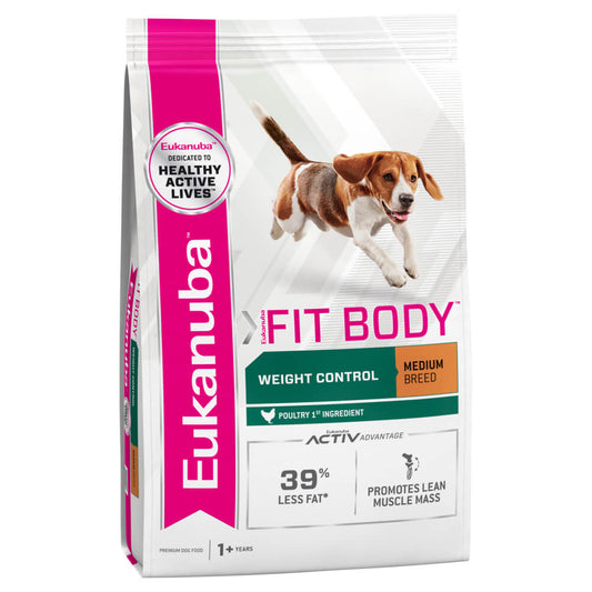 Eukanuba Medium Breed Fit Body Adult Dry Dog Food (122717000028) [default_color]