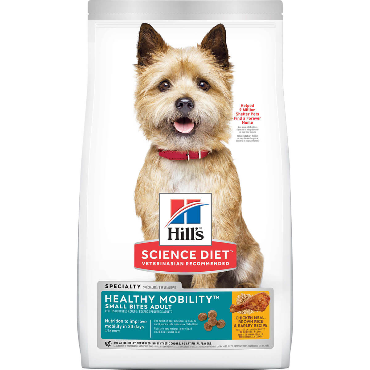 Hill's Science Diet Healthy Mobility Small Bites Adult Chicken Dry Dog Food (122718000084) [default_color]