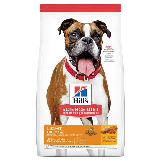 Hill's Science Diet Light Adult Chicken Dry Dog Food (122718000095) [default_color]