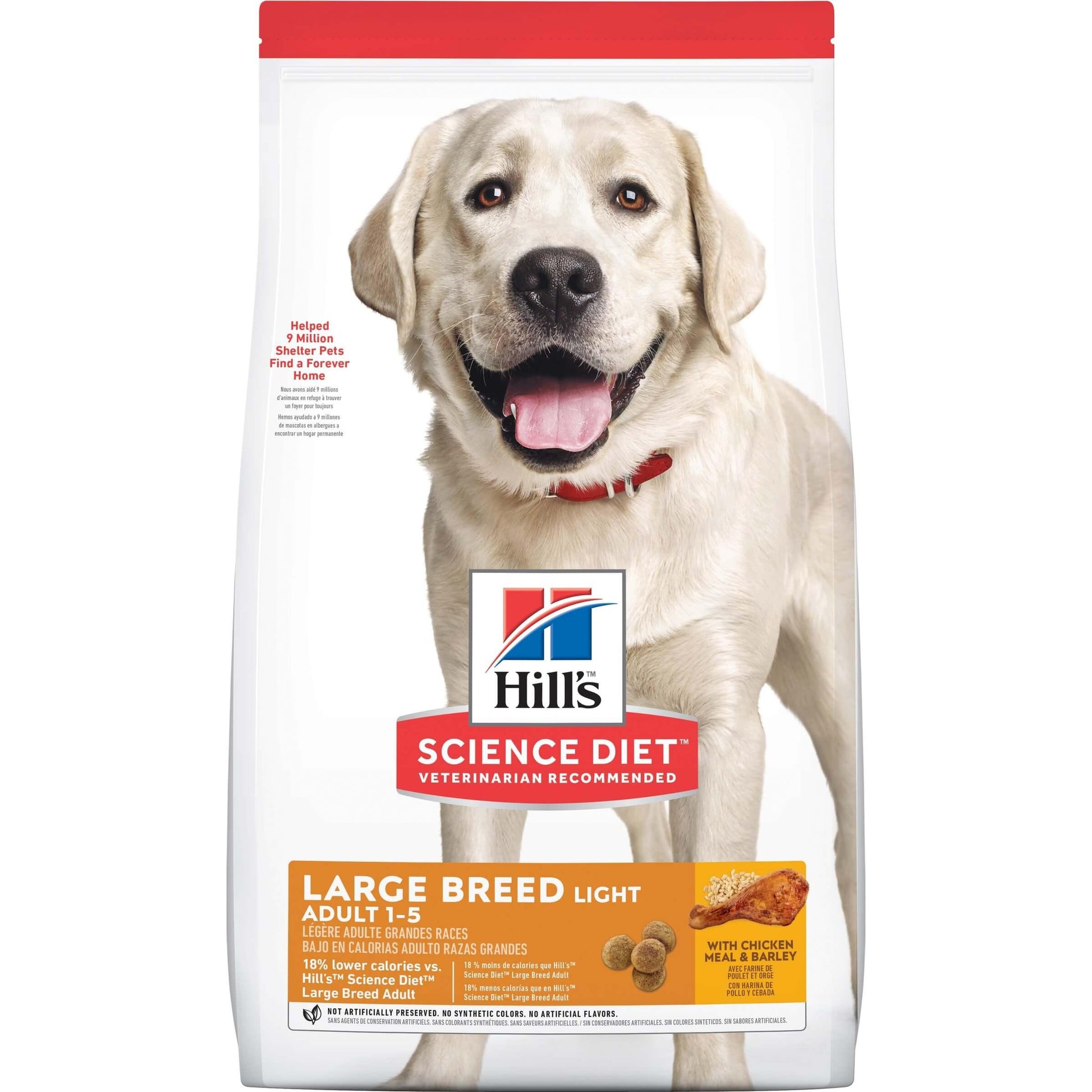 Hill's Science Diet Large Breed Light Adult Chicken Dry Dog Food 12kg (122718000158) [default_color]