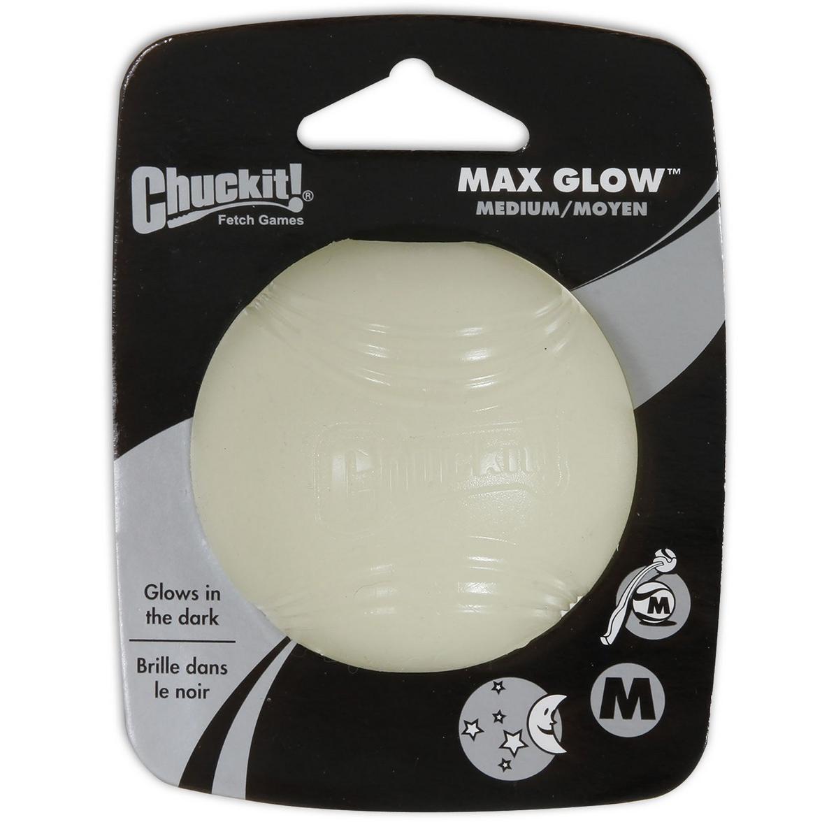 Chuckit Max Glow Ball Dog Toy Medium (122812000290) [Glow In The Dark]