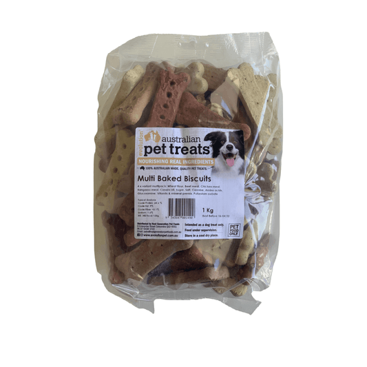 Australian Pet Treats Multi Baked Biscuit Dog Treats 1kg (122911000023) [default_color]