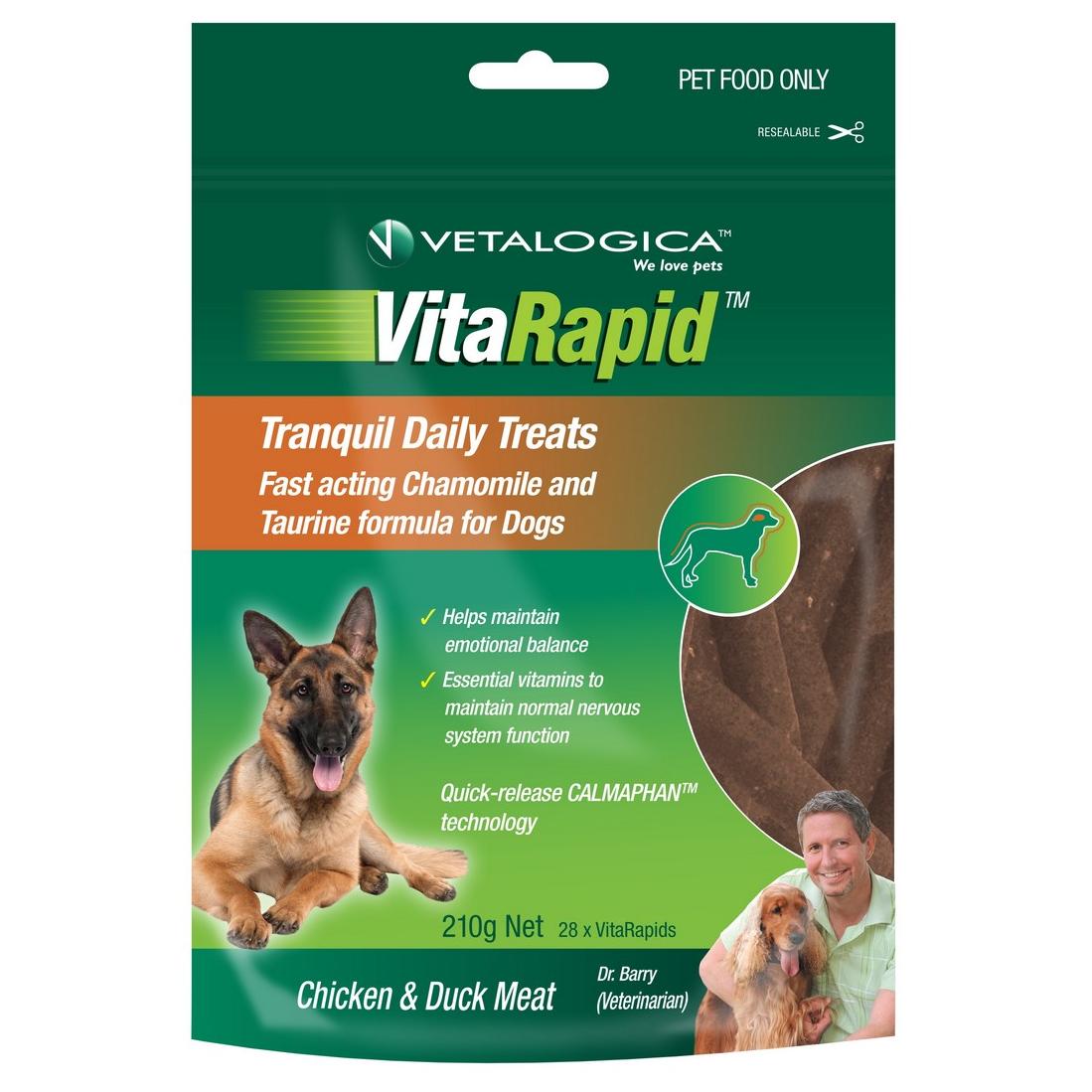 Vitarapid Chicken Tranquil Dog Treats 210g (122915000032) [default_color]