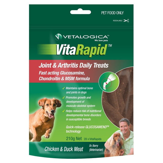 Vitarapid Chicken Joint & Arthritis Dog Treats 210g (122915000034) [default_color]